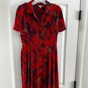 Nanette Lepore Flowery Dress Size 8